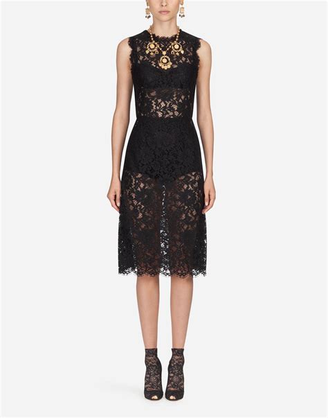 dolce gabbana lace edition|dolce and gabbana black dress.